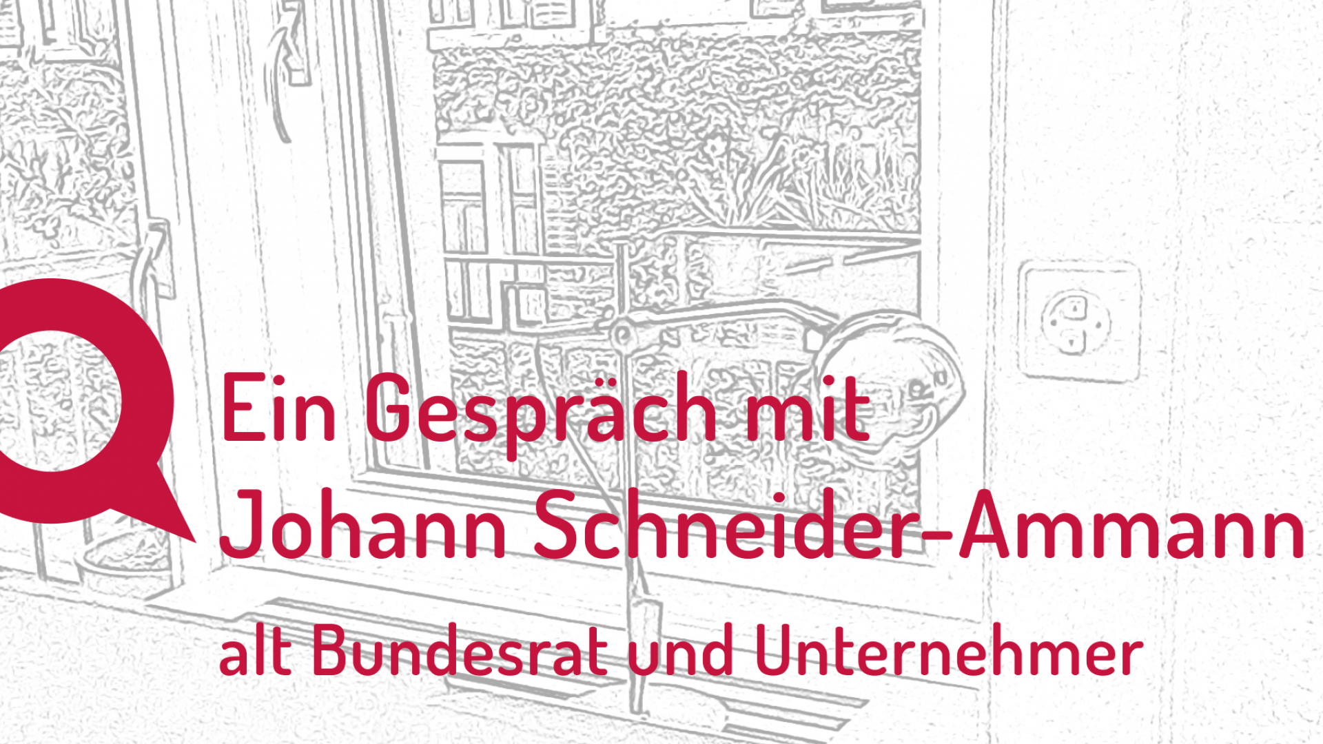 Flyer La Quarantaine mit alt Bundesrat Johann Schneider-Ammann