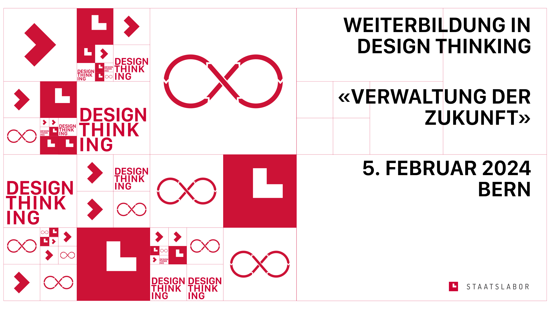 Flyer Weiterbildung Design Thinking 5. Februar 2024