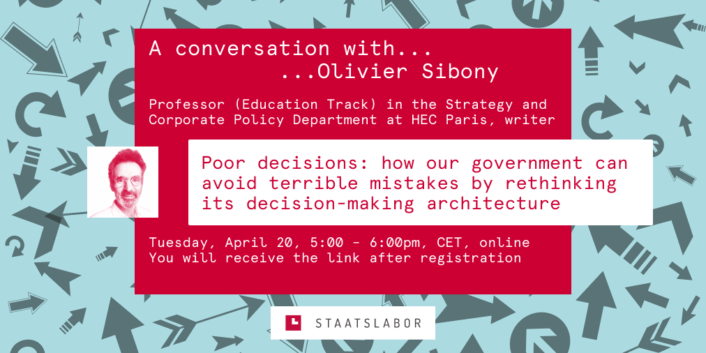 Flyer Conversation with Olivier Sibony