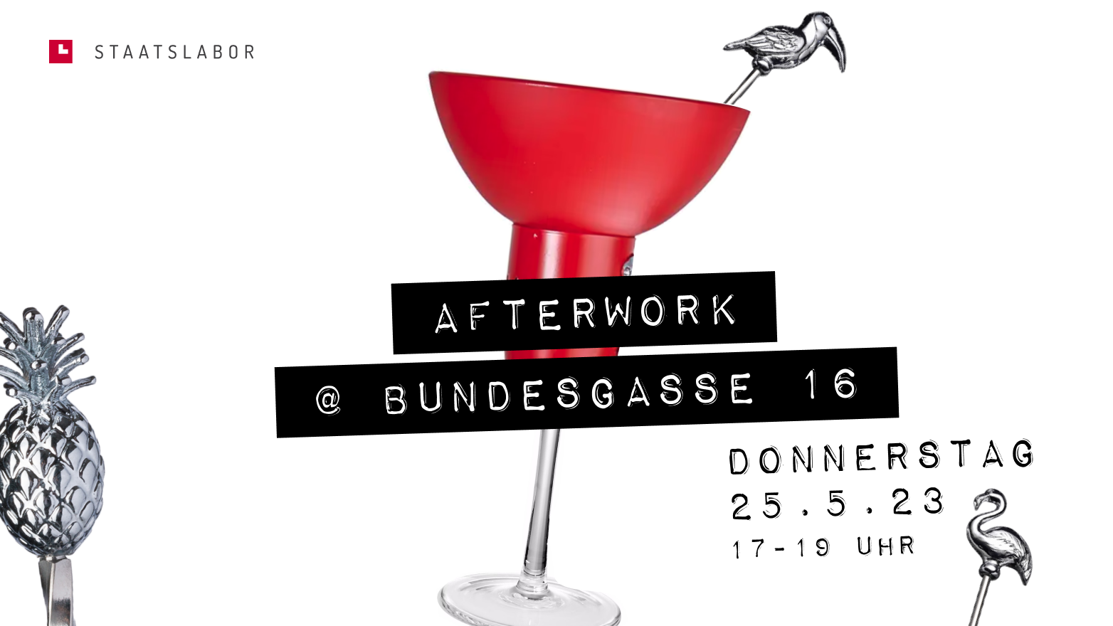 Afterwork-Event Mai an der Bundesgasse 16